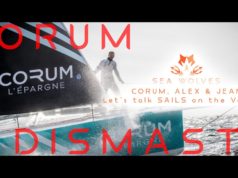 Corum DISMASTS! Alex & Jean lead. Lets talk SAIL basics!