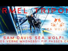 Sea Wolves – Pip Hare OPENS THE SHOW TODAY! Sam Sea Wolf! Armel!! Jules Verne!!!