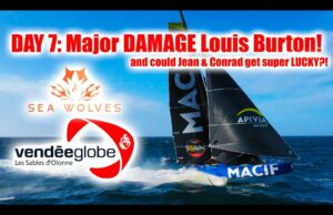 Seawolves Vendee Globe Report #7 Louis Burton major damage! Jean & Conrad could get very LUCKY!?