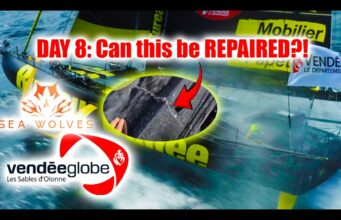 Sea Wolves VendeeGlobe 2024 report #8 Can Louis Burton repair this! Jean & Conrad are through!