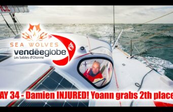 Seawolves Vendeeglobe 2024 report #34 Yoann grabs 2th place! Damien seriously injured! Aliens?