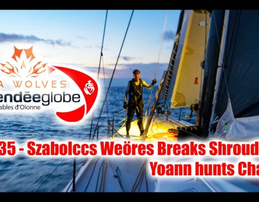 Seawolves Vendeeglobe 2024 report 35 – Szabolcs Weöres D2 shroud broken! Yoann hunts for Charlie!