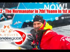Seawolves Vendeeglobe 2024 report 42 The Hermanator in 7th! Yoann in 1th place! But can he keep it?