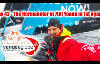 Seawolves Vendeeglobe 2024 report 42 The Hermanator in 7th! Yoann in 1th place! But can he keep it?