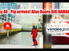 Seawolves Vendeeglobe 2024 report 48 Clack Clack WOW! Pip arrives! Alan Rora MAJOR damage! Cape horn
