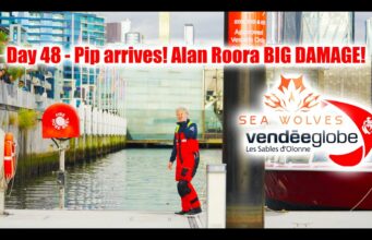 Seawolves Vendeeglobe 2024 report 48 Clack Clack WOW! Pip arrives! Alan Rora MAJOR damage! Cape horn