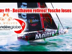 Seawolves Vendeeglobe 2024 report 49 – Yannick Besthaven retires! Isabelle Yoscke loses foil!