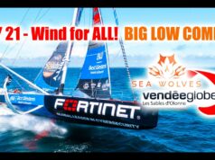 Seawolves Vendeglobe 2024 report #21 – Everyone has wind today! Massive Low forcing hard choices!