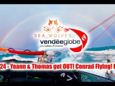 Seawolves Vendeeglobe 2024 report #24 Yoann & Thomas make it OUT! Conrad is flying! Jules V breaks!
