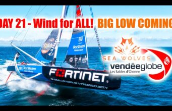 Seawolves Vendeglobe 2024 report #21 – Everyone has wind today! Massive Low forcing hard choices!