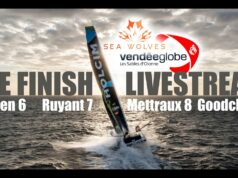 The Finish of Nicolas Lunven, Thomas Ruyant LIVE STREAM