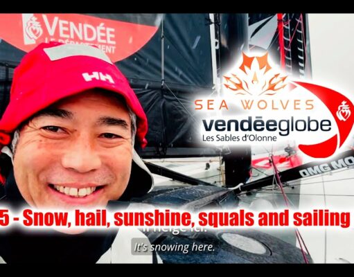 Seawolves Vendeeglobe 2024 report day 55 – Snow, hailstorms, sudden wind changes and struggles!