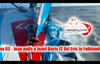 Seawolves Vendeeglobe 2024 report – Day 63 – Boris J2! Jean does a Jean! Eric Bellion to Falklands!