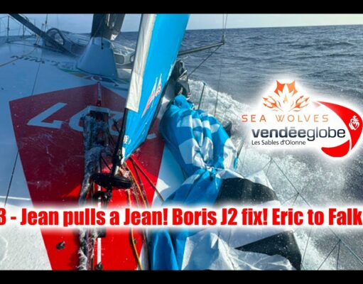 Seawolves Vendeeglobe 2024 report – Day 63 – Boris J2! Jean does a Jean! Eric Bellion to Falklands!
