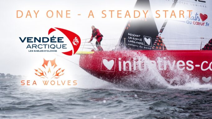 Sea Wolves TV – Vendée Arctique 2026 Report – Day 1 – A steady start!