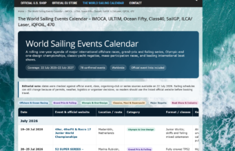 Sea Wolves TV publishes The World sailing Calendar The world sailing calender